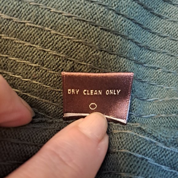 525 America Women's Gold and Olive Green Sequin Open Front Cardigan Size Large - Picture 5 of 10